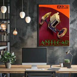 Vintage Amilcar Racing Poster