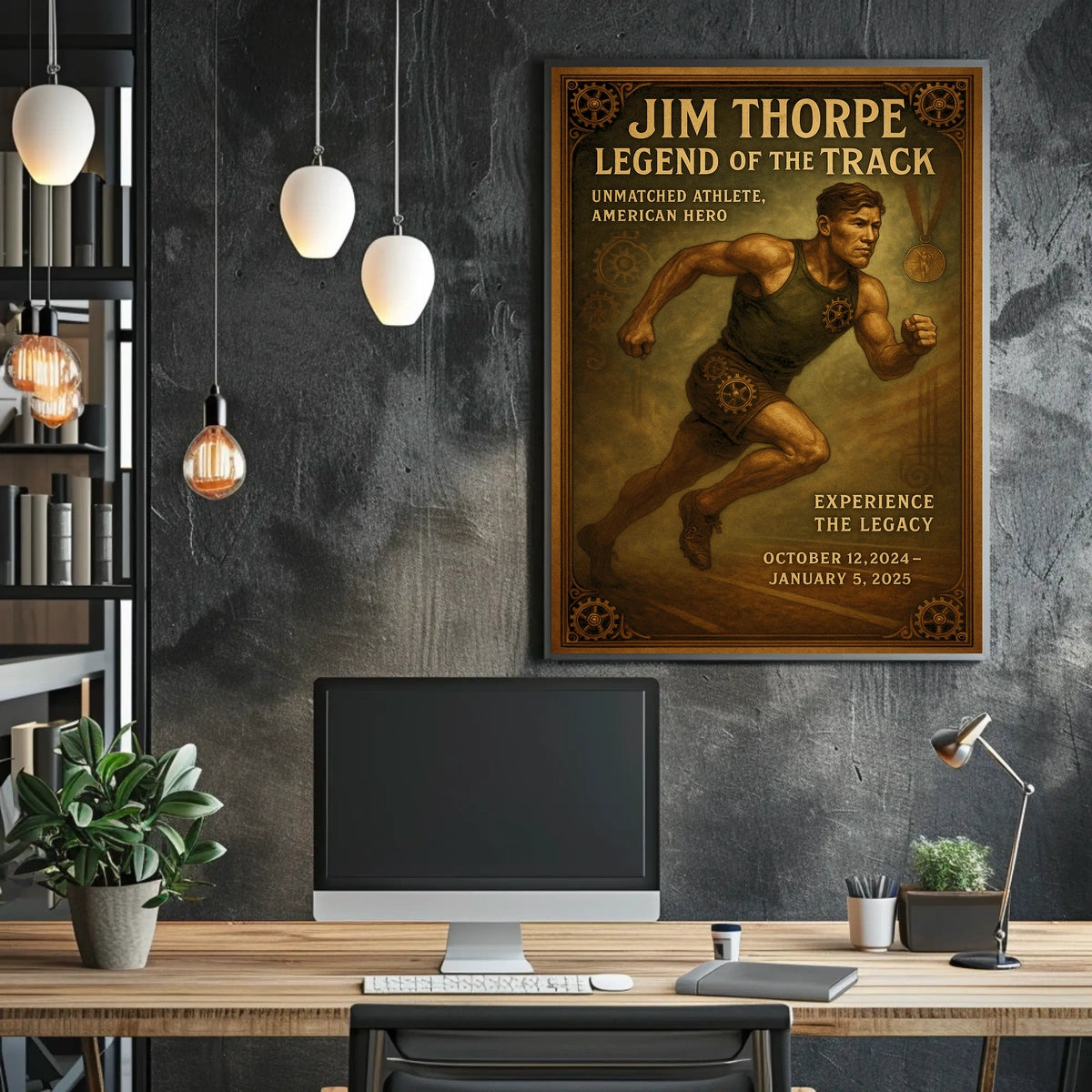 Jim Thorpe Legend of the Track Jim Thorpe Poster
