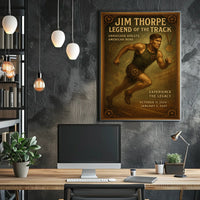 Jim Thorpe Legend of the Track Jim Thorpe Poster