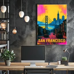 San Francisco Vibes Poster PosterGoat