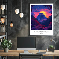 Chichen Itza Majestic Scene Cultural or Heritage Poster