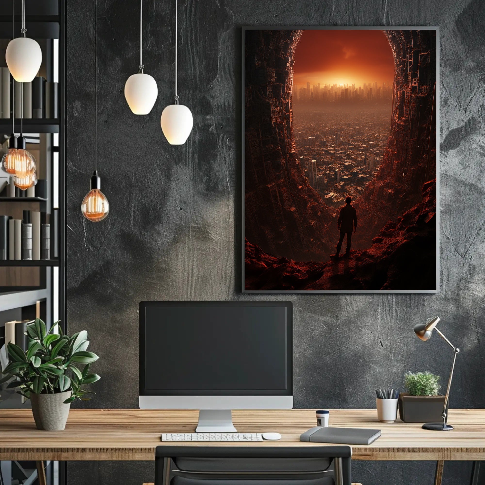 Gateway To The Cityscape Poster