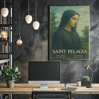 Saint Pelagia Poster