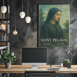 Saint Pelagia Poster