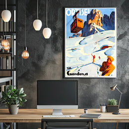 Val Gardena Winter Adventure Poster