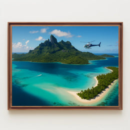 Tropical Paradise Adventure Poster