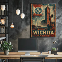 Wichita Heritage Vintage City Pride Poster