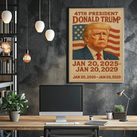 Trump Embroidered Patriot Decor Poster
