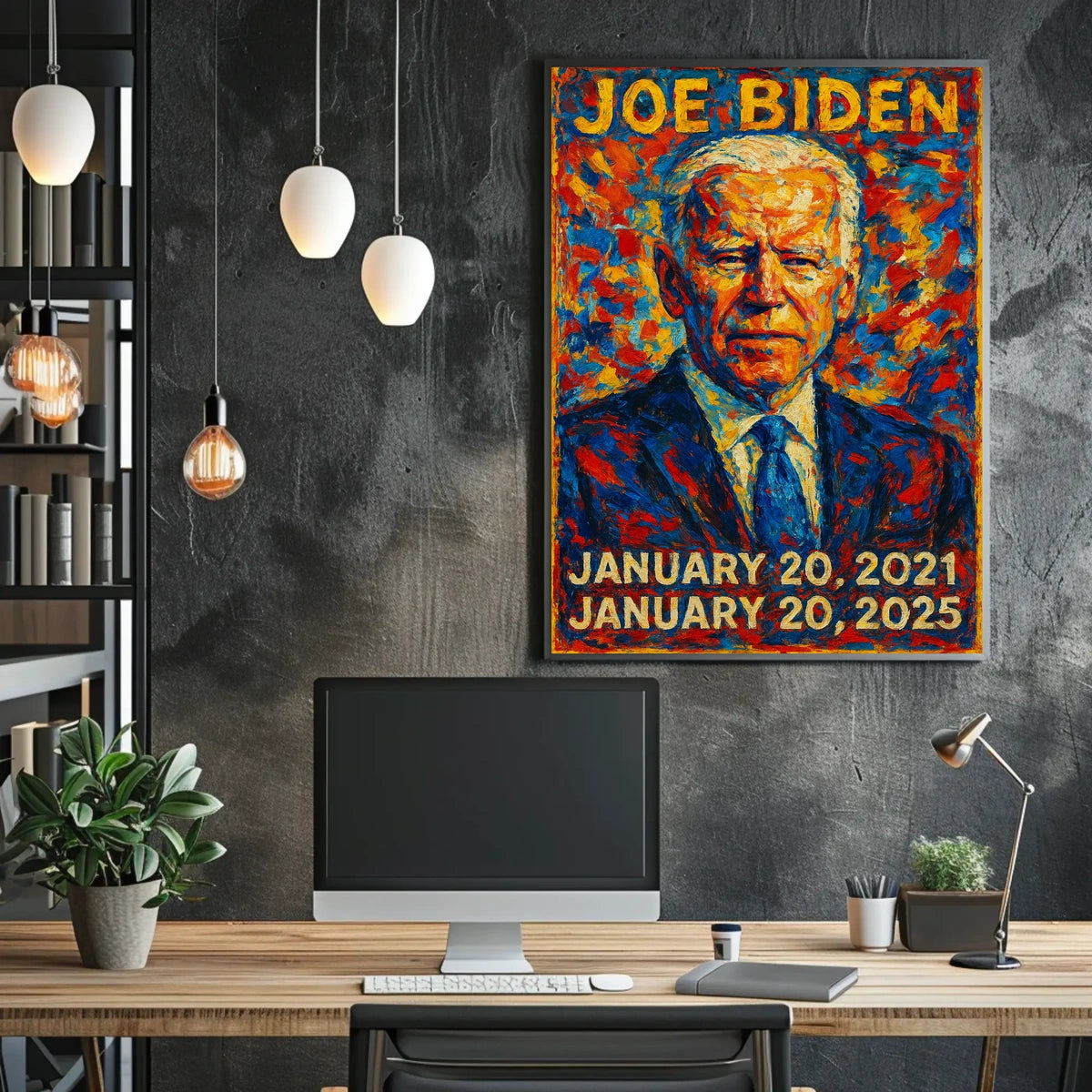 Joe Biden 46th President of the United States Glitch Hop Art Poster