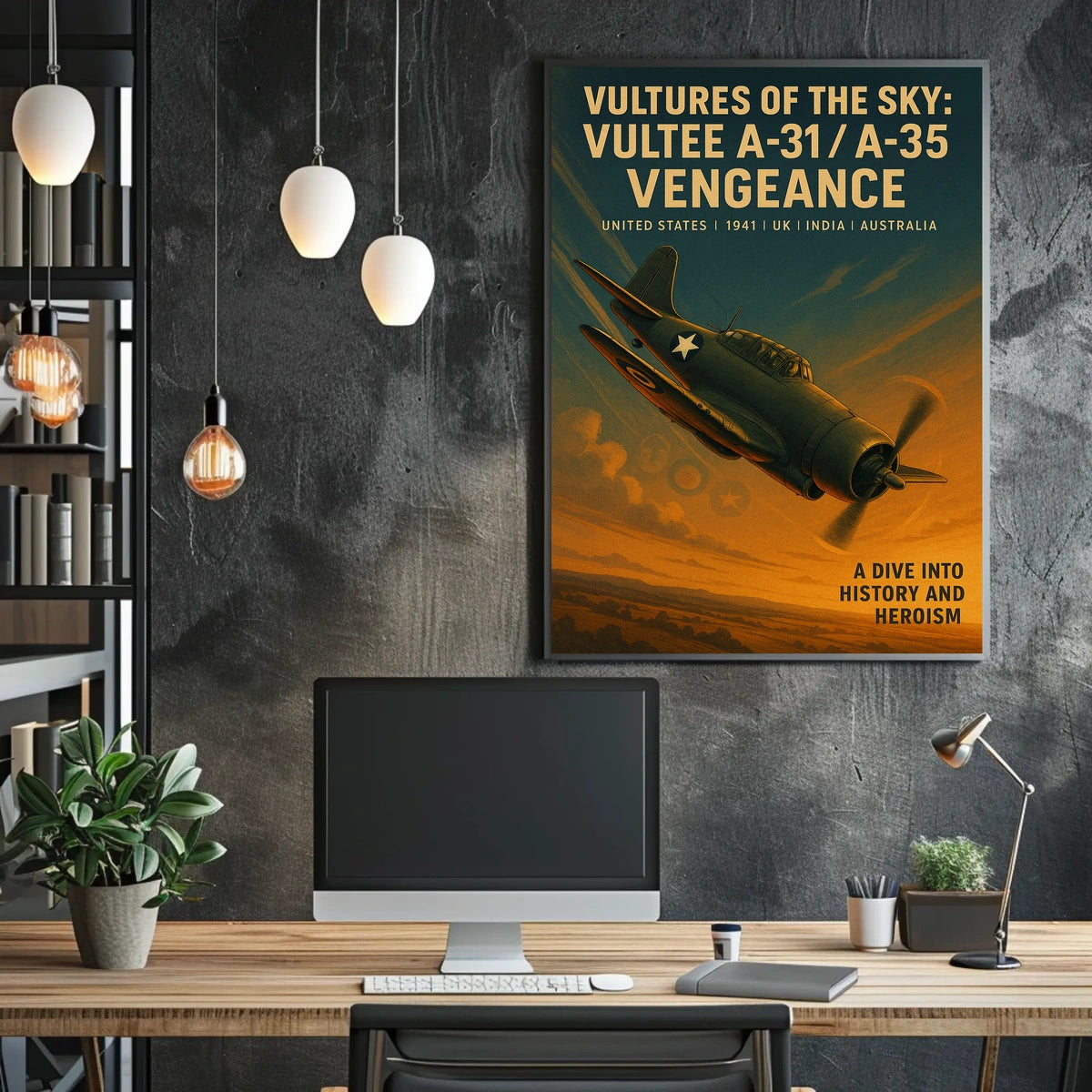 Vultures Of The Sky Vultee A-31A-35 Poster