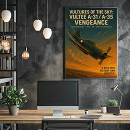 Vultures Of The Sky Vultee A-31A-35 Poster