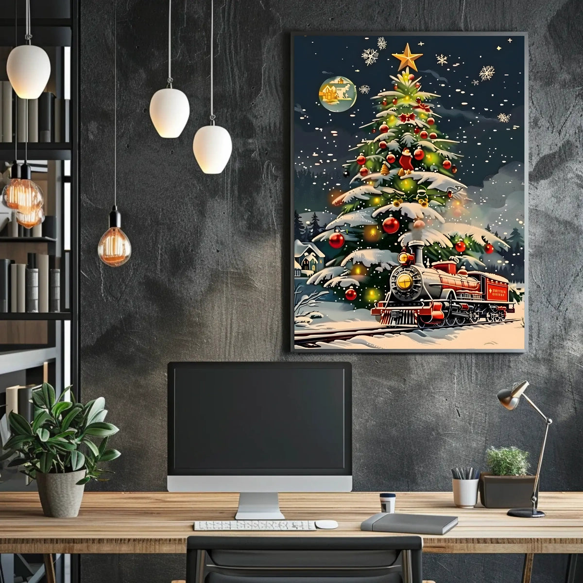 Christmas Train Wonderland Poster