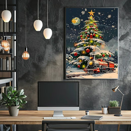 Christmas Train Wonderland Poster