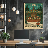 Tivoli Christmas in Copenhagen Poster