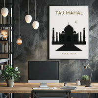 Taj Mahal Agra, India Poster PosterGoat