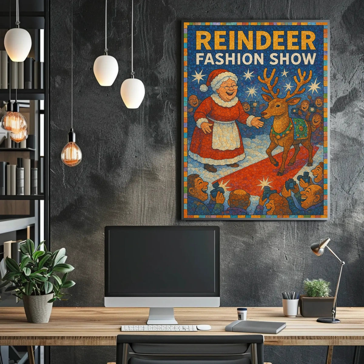 Reindeer Fashion Show Poster