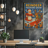 Reindeer Fashion Show Poster