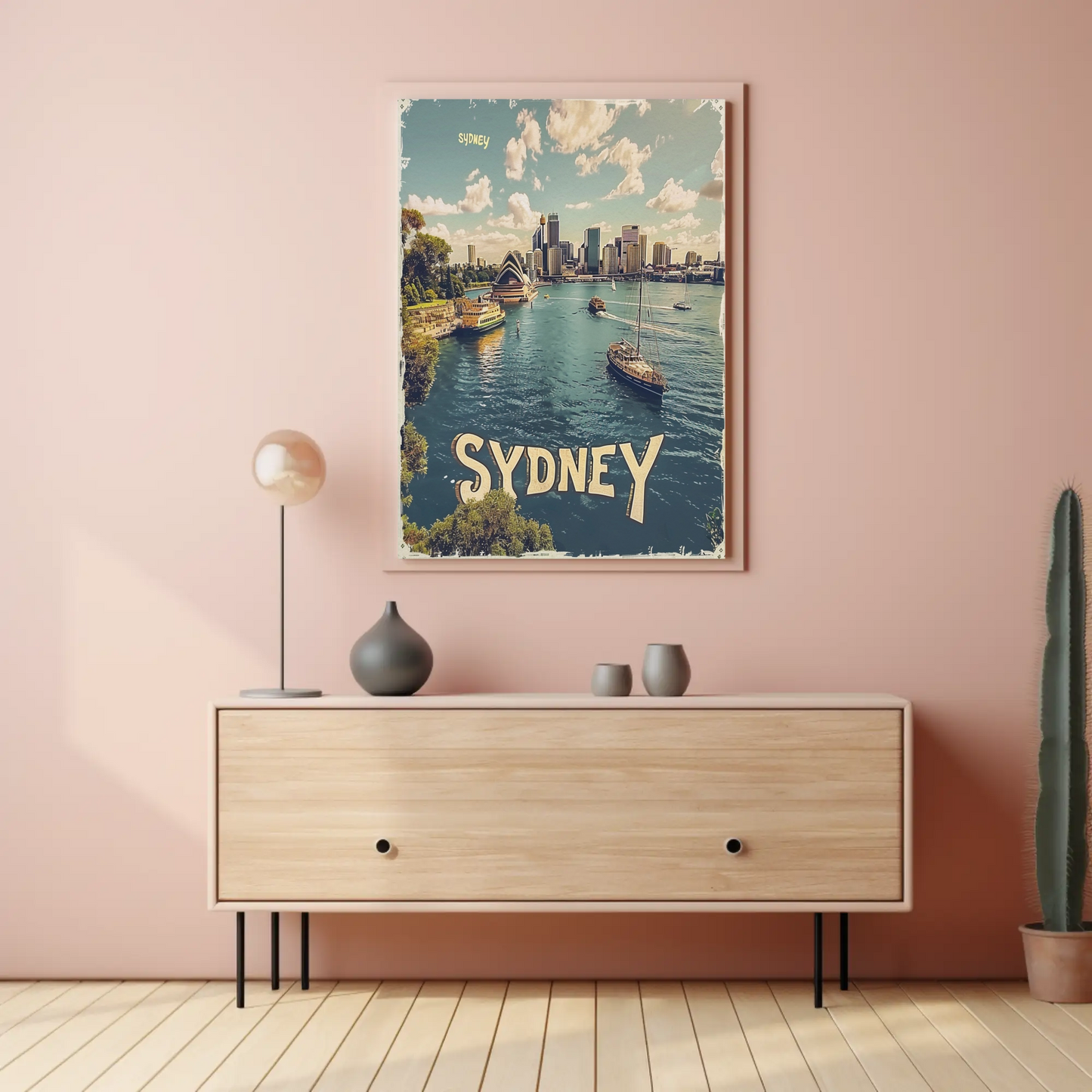 Sydney Australia Harbor Bridge Opera House Travel Poster Travel Poster