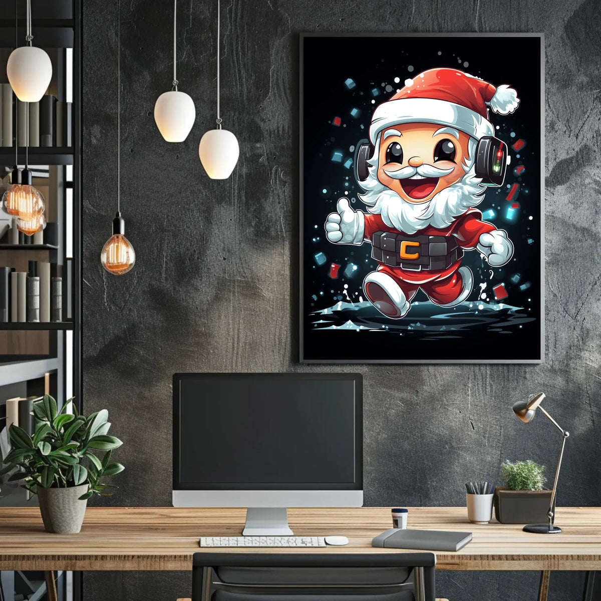 Festive Santa Adventure Poster