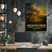 Arlington House Robert E. Lee Memorial Poster