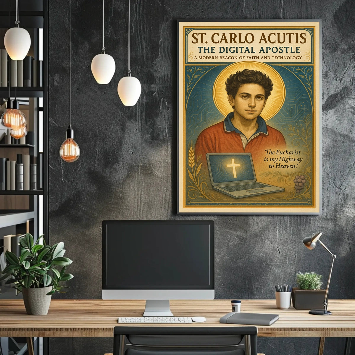 St. Carlo Acutis The Digital Apostle Poster