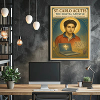 St. Carlo Acutis The Digital Apostle Poster