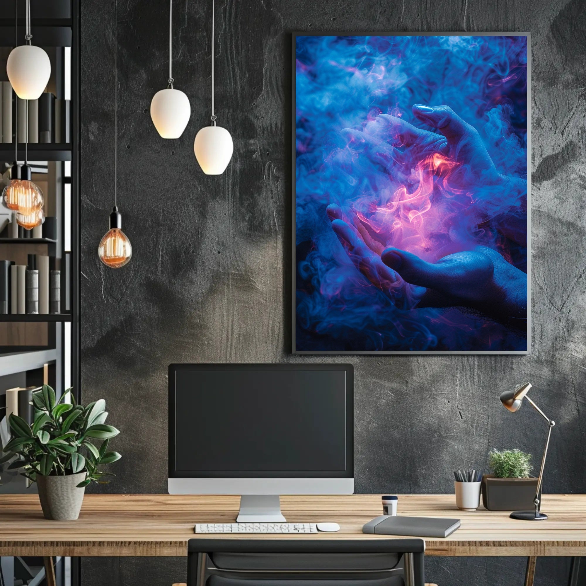 Mystical Flames Poster PosterGoat