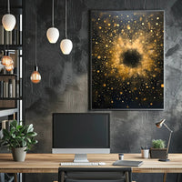 Cosmic Explosion William Morris Art Poster