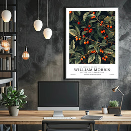 William Morris Cotton Prints Exhibition Poster