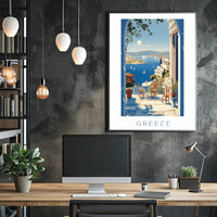 Scenic View of Greece Poster PosterGoat