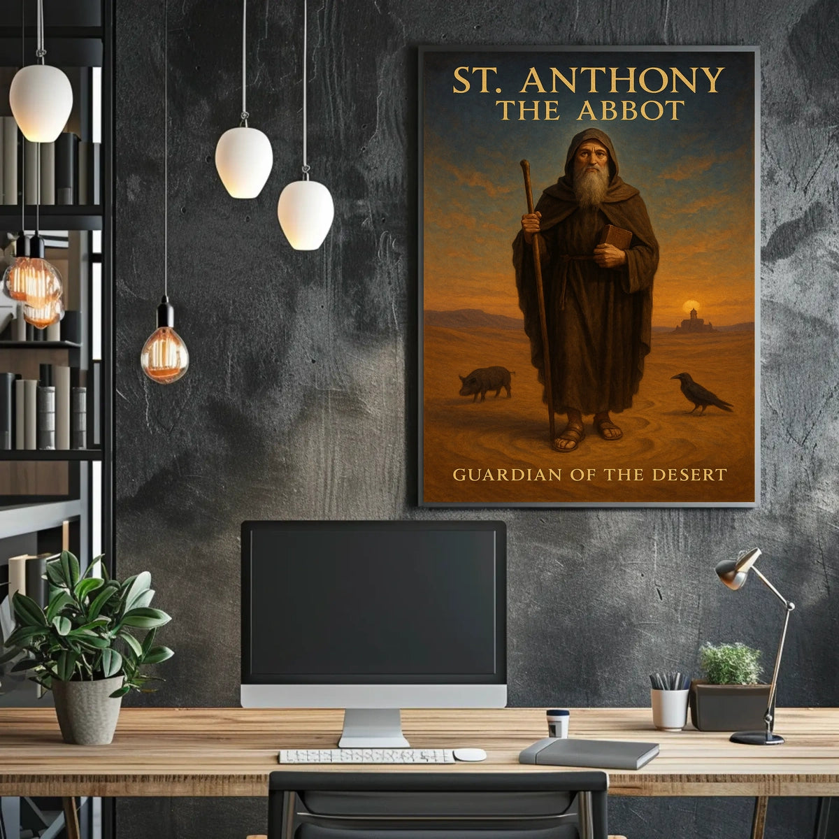 St. Anthony The Abbot Guardian Of The Poster