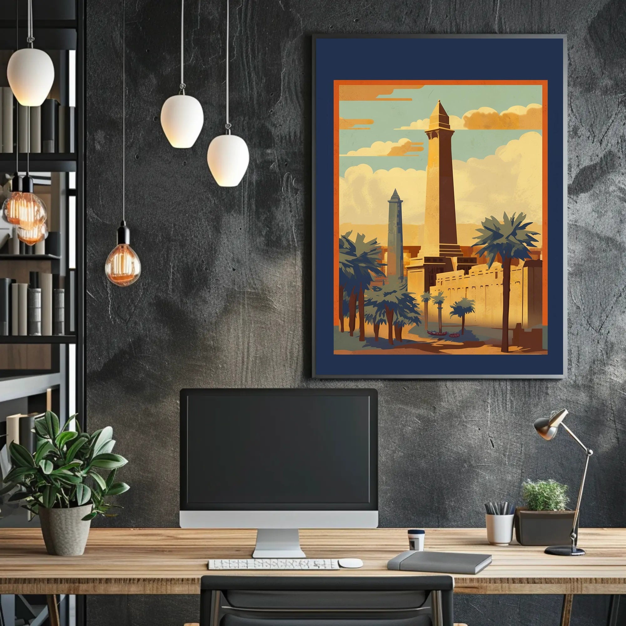 Ancient Egyptian Landscape Poster