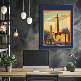 Ancient Egyptian Landscape Poster