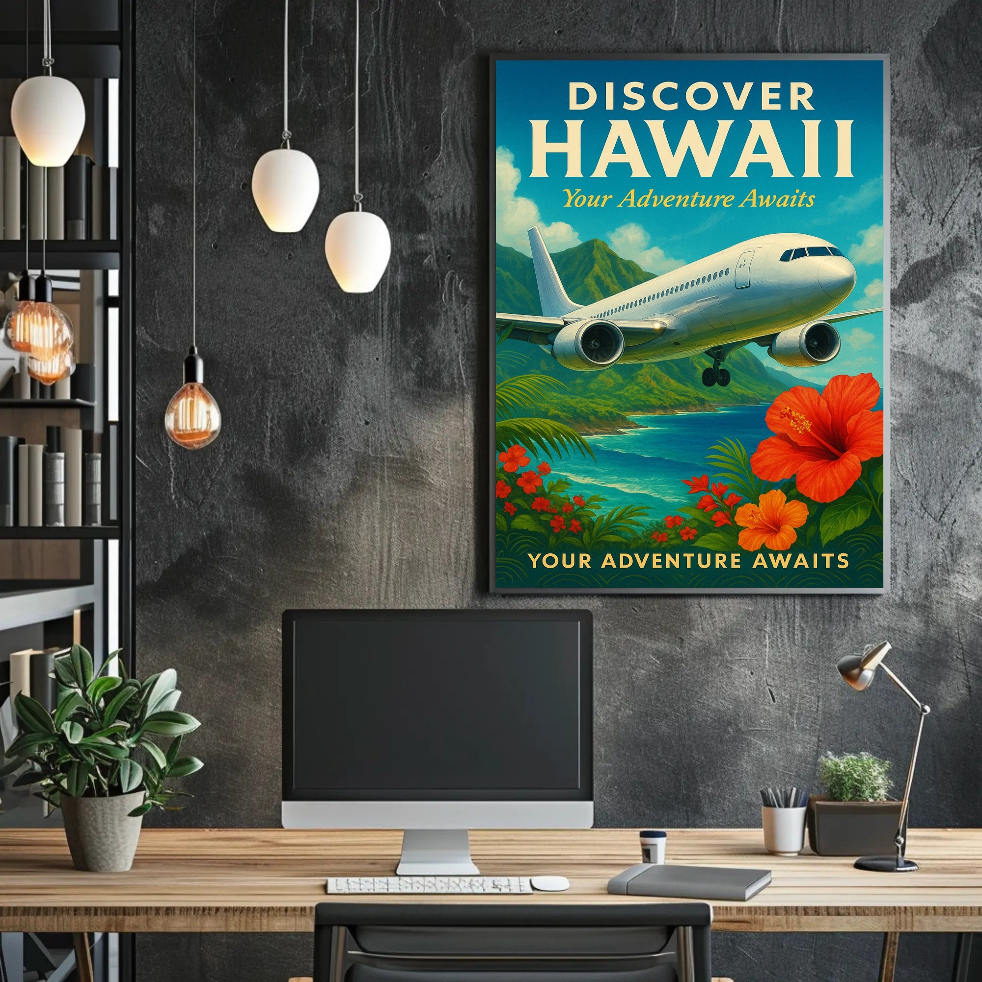 Discover Hawaii Wall Art Print Decor PosterGoat