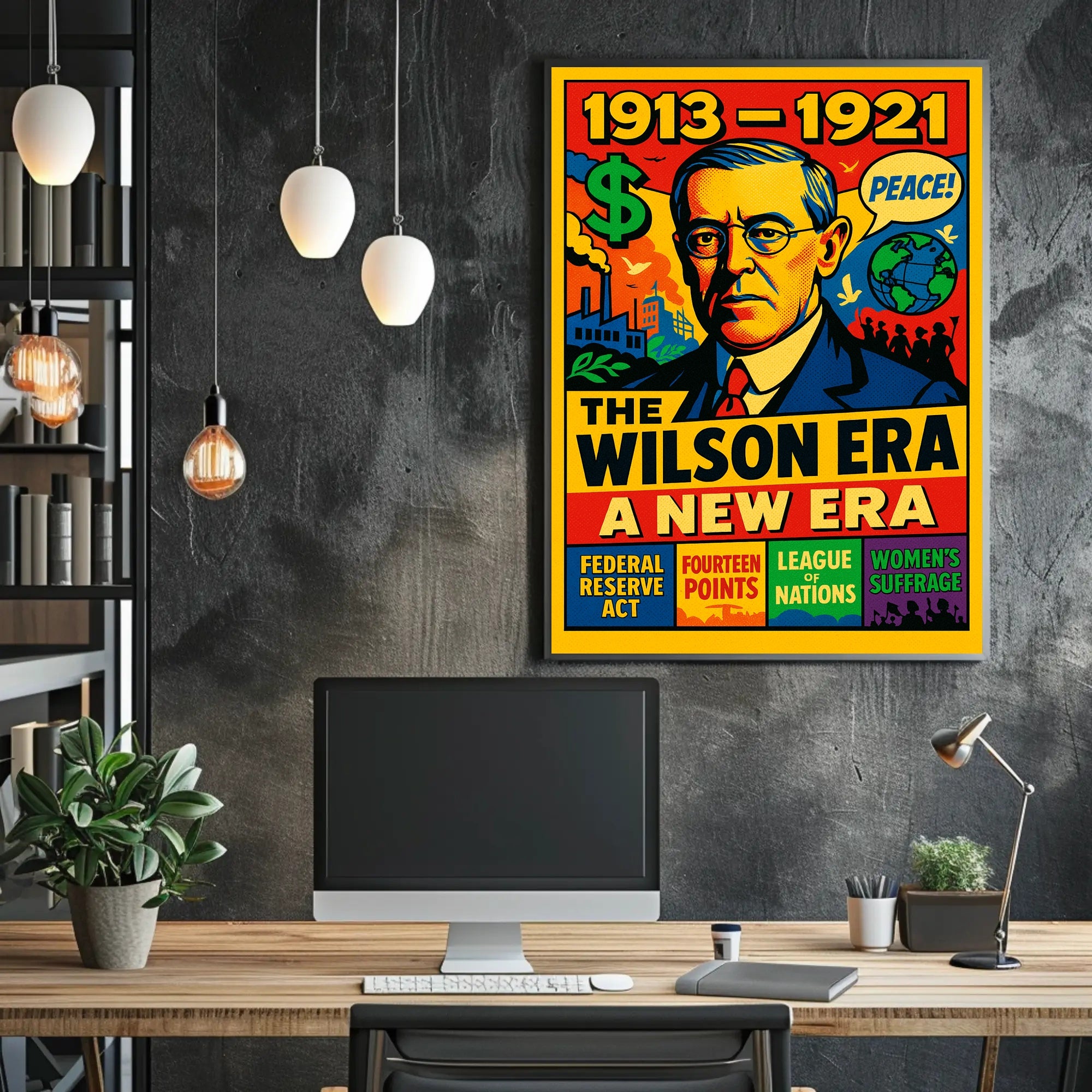 Woodrow Wilson The Wilson Era Poster PosterGoat
