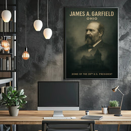 James A. Garfield 20Th President Poster