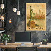 New York Cityscape Poster