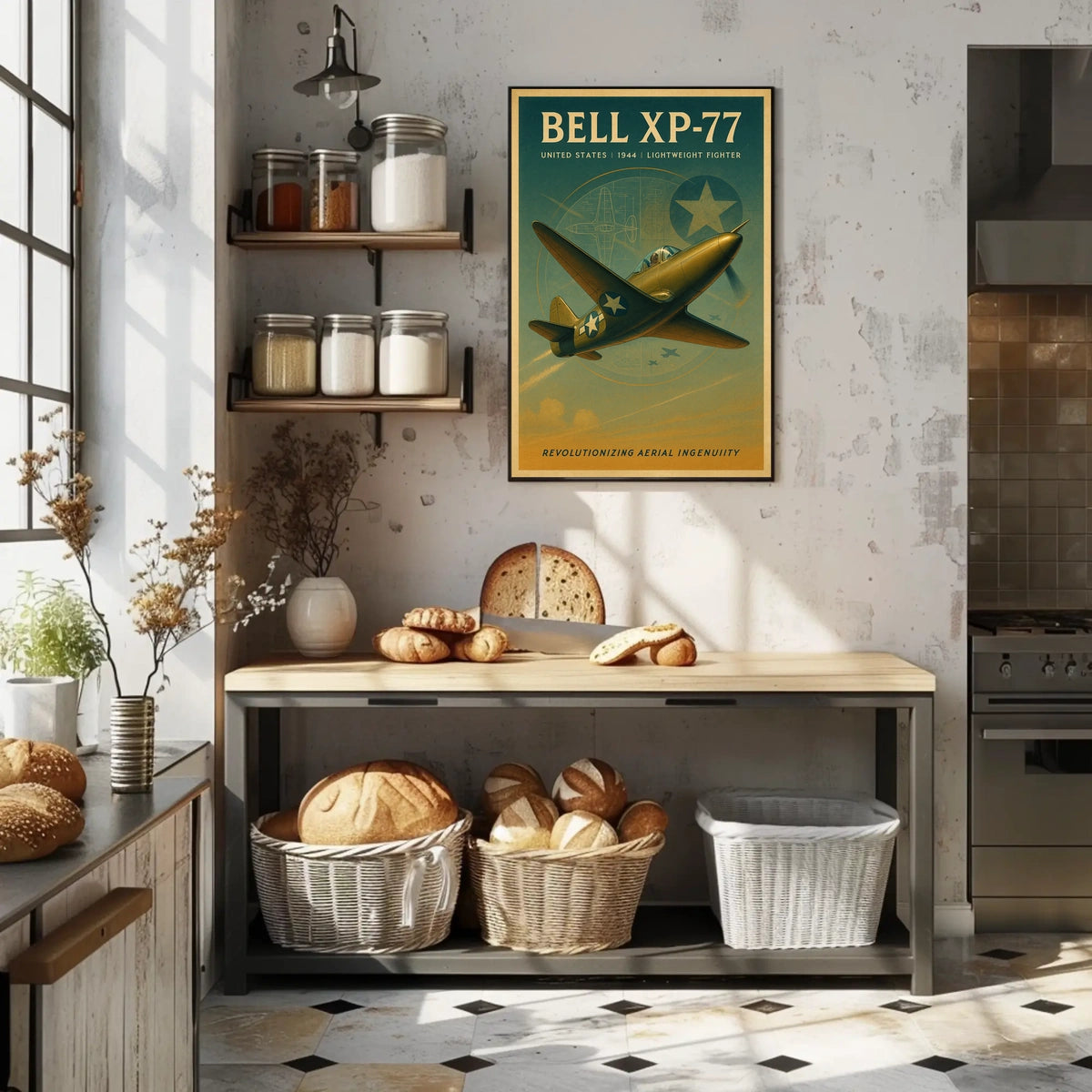 Bell XP-77 Lightweight Fighter Poster