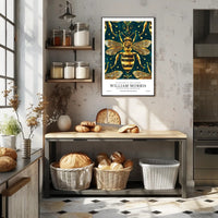 Victorian Era Bee Artistry Heritage William Morris Art Poster