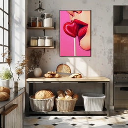 Sweet Temptation Pop Art Wall Poster Print