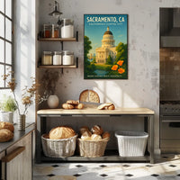 Sacramento, CA Californias Capital City Poster