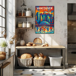 Vancouver Winter By The Bay Poster