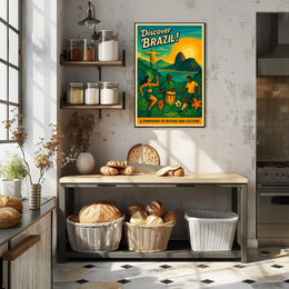 Discover Brazil Poster