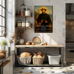 Saint Damien of Molokai Poster PosterGoat