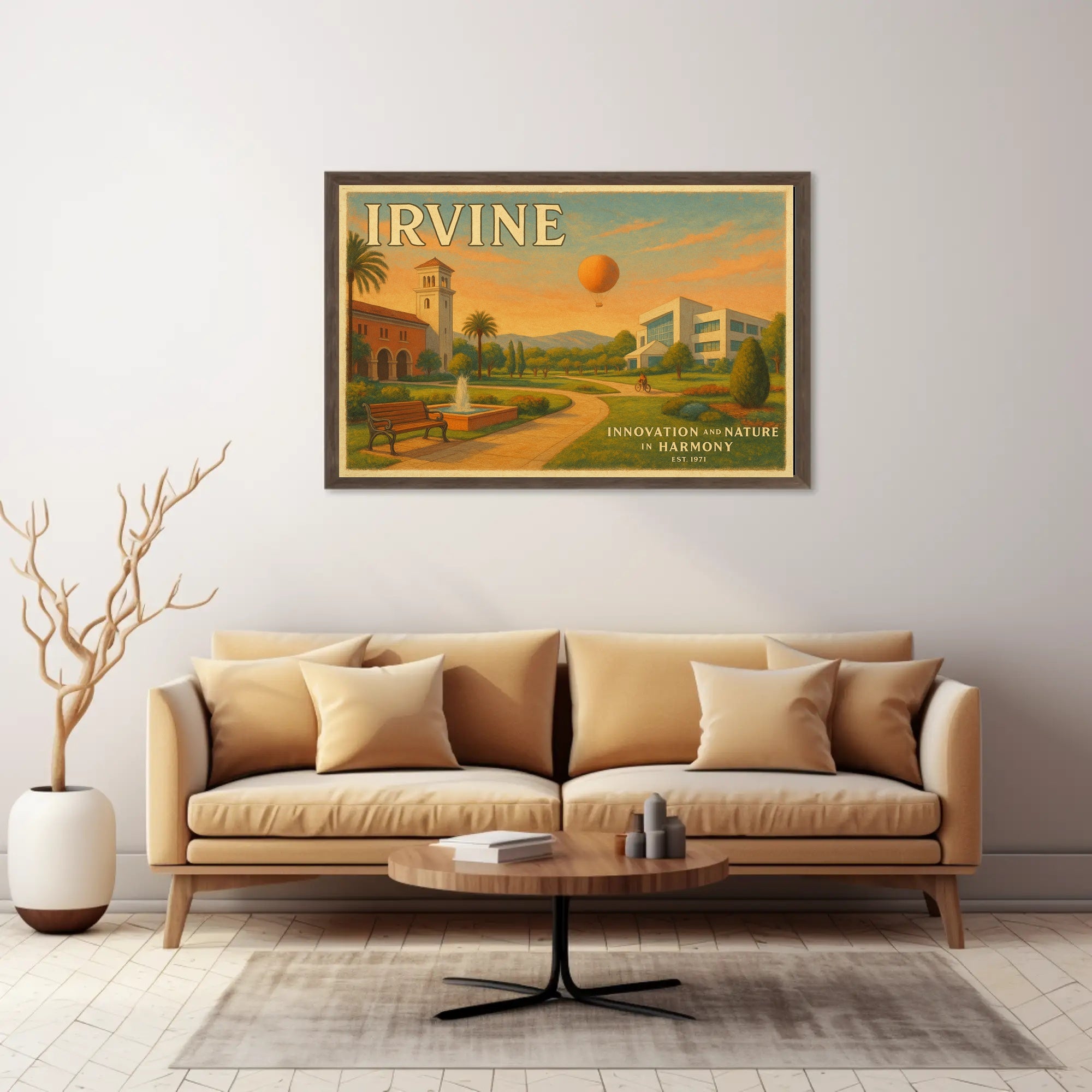 Irvine Innovation and Nature Poster Art Print