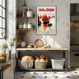 Lago Di Garda Travel Poster