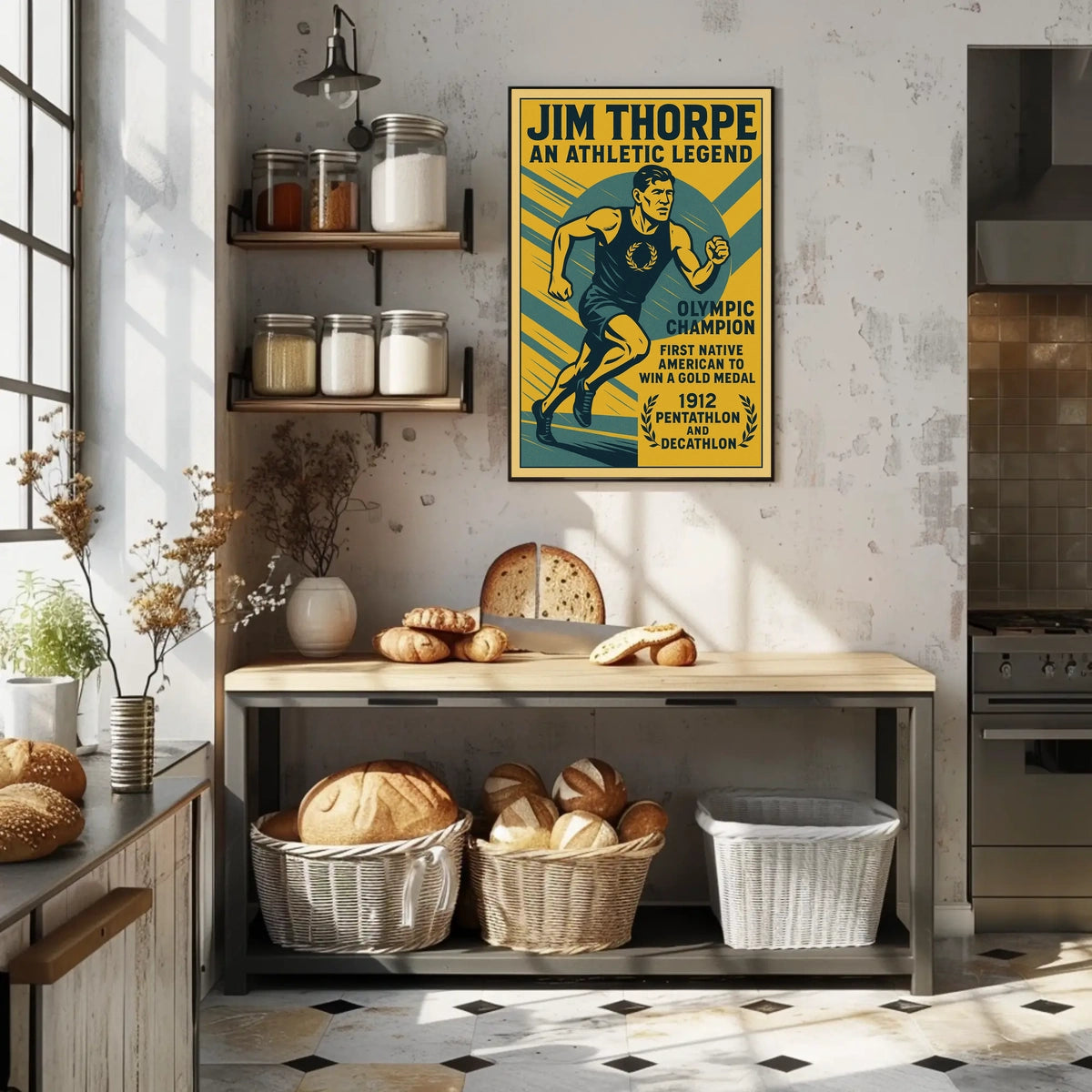 Jim Thorpe Legendary Athlete Jim Thorpe Poster