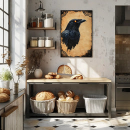 The Enigmatic Raven Poster