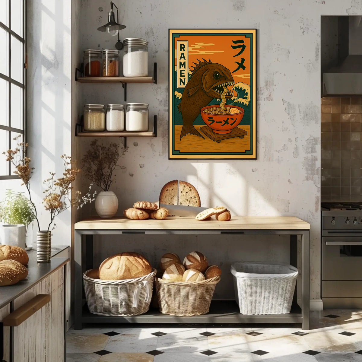 Ramen Monster Poster
