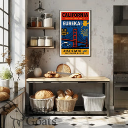 California Golden State Culture – Cultural or Heritage Poster